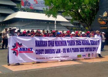 Buruh di Jawa Tengah Ancam Mogok Massal Jika Putusan MK Soal Pengupahan Tak Diterapkan