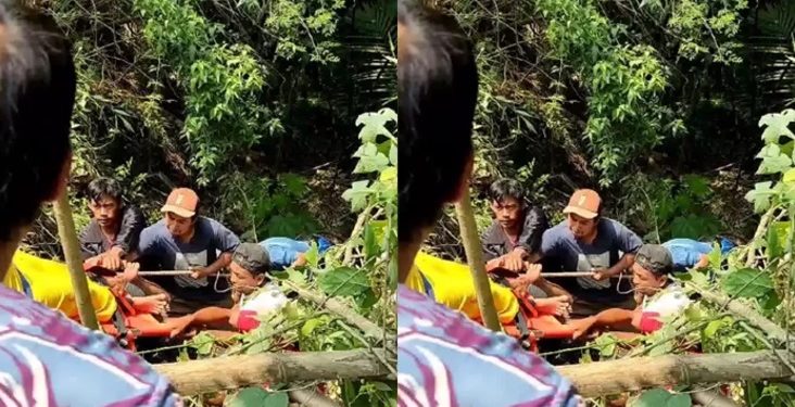 Ibu Hamil dan Anak Balita Terjatuh ke Jurang 20 Meter di Magelang