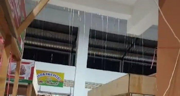 Kebocoran di Pasar Weleri Kendal (dok. istimewa)