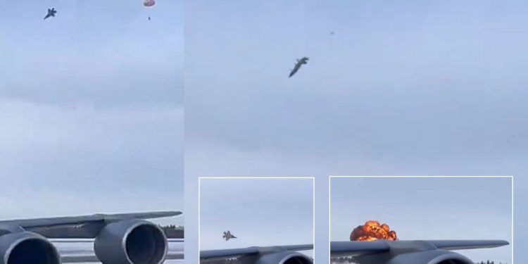 Jet Tempur F-35 Jatuh di Alaska" atau "Kecelakaan Pesawat Siluman Tercanggih AS (dok. istimewa)