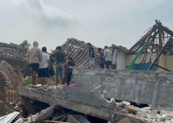 Ledakan rumah polisi di Mojokerto (dok. istimewa)