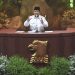 Puncak HUT ke-17 Gerindra dihadiri Jokowi dan keluarga. (dok. Antara)