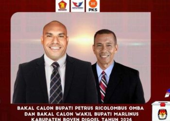 Mahkamah Konstitusi (MK) mendiskualifikasi calon Bupati Boven Digoel, Petrus Ricolombus Omba (dok. istimewa)