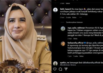 Bupati Pekalongan memaki netizen ketika mempertanyakan anggaran RS Ki Ageng Sedayu (dok. istimewa)