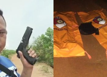 Tampang Kopka Basar anggota TNI diduga pemilik judi sabung ayam di Karangmanik, Way Kanan, Lampung (dok. istimewa)