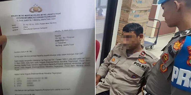 Oknum polisi minta THR kena sanksi (dok. istimewa)