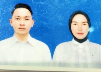 Juwita dan kekasihnya anggota TNI AL (dok. istimewa)