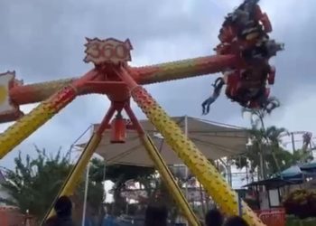 Wahana Pendulum 360 Jatim Park 1 memakan korban (dok. istimewa)