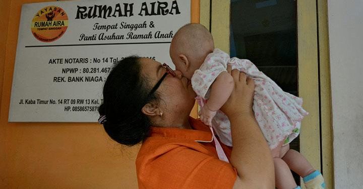 Maria Magdalena pengasuh anak korban HIV Aids di Semarang (dok. istimewa)