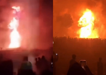 Festival kembang api di Pamekasan Madura memakan korban jiwa (dok. istimewa)