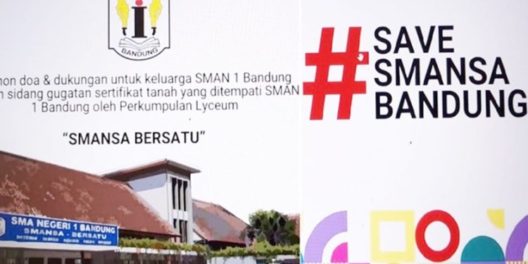 Pemprov Jabar kalah dalam gugatan sengketa lahan SMAN 1 Bandung (dok. istimewa)