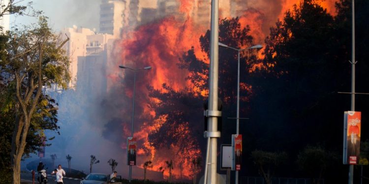 Kebakaran di Israel (dok. BBC)