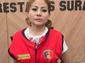 Jan Hwa Diana pemilik CV Sentosa Seal ditahan Polres Surabaya (dok. istimewa)