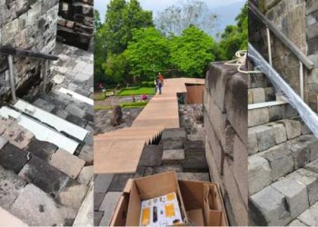 Eskalator di Borobudur (dok. istimewa)