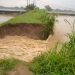 Tanggul sungai di Desa Rowosari, Kabupaten Grobogan jebol (dok. istimewa)
