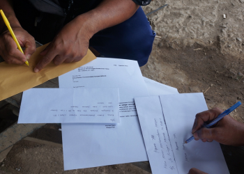 Warga Pati kirim surat ke KPK tuntut pengusutan kasus korupsi Bupati Pati Sudewo (dok. Instagram Ragil Kuswanto)