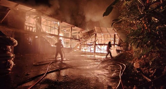Kandang ayam di Temanggung terbakar (dok. Damkar Temanggung)