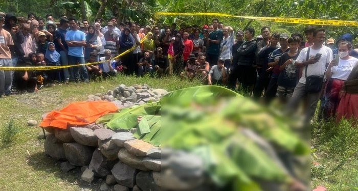 Pasutri di Pemalang ditemukan tewas di atas tumpukan batu (dok. Polres Pemalang)