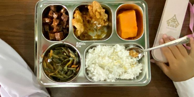 Menu makan bergizi gratis (dok. Antara)