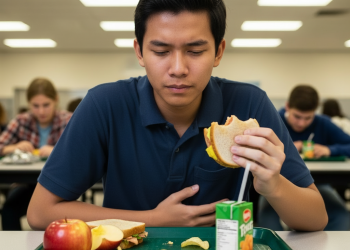 Ilustrasi siswa keracunan Makan Bergizi Gratis (MBG). (dok. istimewa)