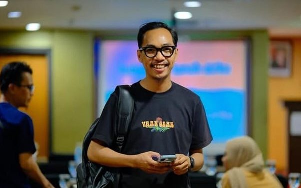 Muhammad Akbar Basri alias Abay, staf Humas DPRD Makassar, tewas terjebak kebakaran Gedung DPRD. (dok. istimewa)