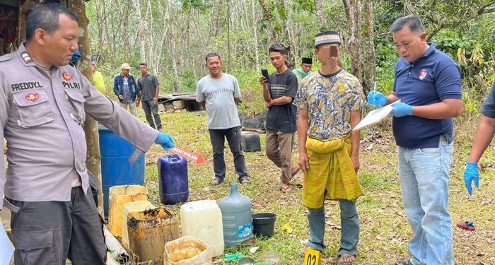 Ayah tiri tega banting anak hingga tewas akibat menangis (dok. Polres Tapanuli Selatan)