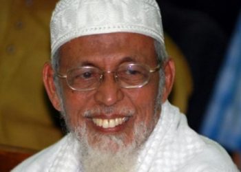 Abu Bakar Baasyir mantan napiter berkunjung ke rumah Joko Widodo di Solo. (dok. istimewa)