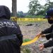 Personel Gegana Brimob sedang melakukan monitoring cemaran radioaktif di Kawasan Industri Modern Cikande Jawa Barat (dok. CNBC)
