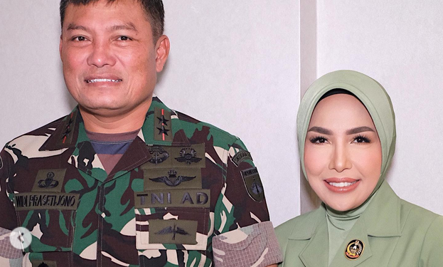 Novita Widi Prasetijono istri mantan Pangdam IV Diponegoro, Widi Prasetijono diduga terlibat korupsi jual beli tanah Kodam (dok. istimewa)