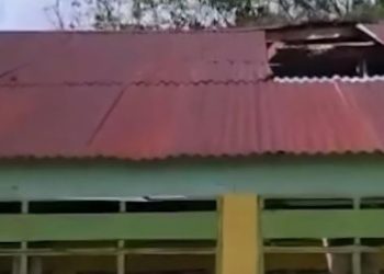 Seorang guru SDN 156 Kalukubodo dipanggil Disdikbud Bulukumba setelah videonya soal atap-plafon sekolah ambruk viral. (dok. istimewa)