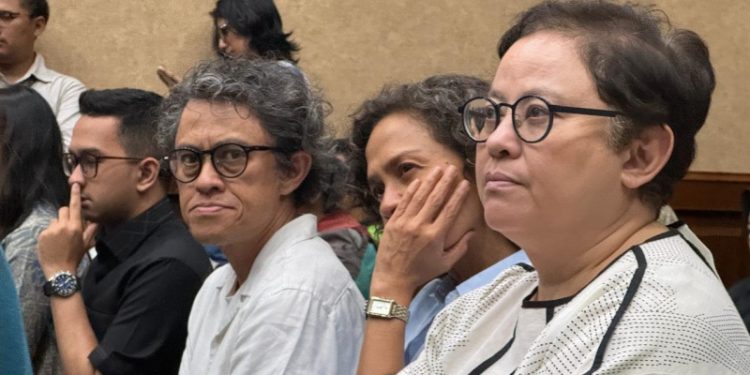 Sejumlah tokoh publik dan driver ojek online hadir memberi dukungan kepada Nadiem Makarim (dok. istimewa)