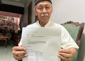 Rumah milik Wawan Syarwhani (80) di Surabaya dibongkar tanpa izin dan dijadikan dapur Makan Bergizi Gratis. Pemilik mengaku memiliki SHM dan AJB sah. (dok. Kompas.com)