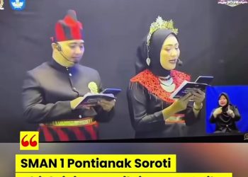 Lomba Cerdas Cermat 4 Pilar MPR RI tingkat Kalbar viral usai SMAN 1 Pontianak memprotes keputusan juri yang dinilai tidak objektif dalam pemberian skor. (dok. istimewa)