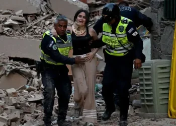 Korban tewas akibat gempa kembar Magnitudo 7,5 dan 7,2 di Venezuela bertambah menjadi 235 orang. (dok. istimewa)