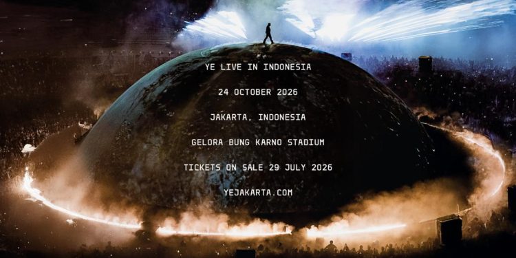 YE Live in Jakarta 2026 digelar 24 Oktober di GBK. (dok. istimewa)
