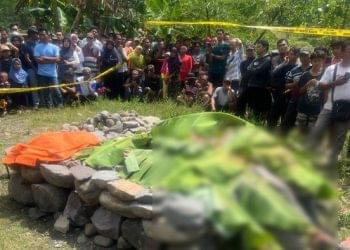 Pasutri di Pemalang ditemukan tewas di atas tumpukan batu (dok. Polres Pemalang)
