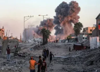 Kondisi Gaza saat perang (dok. BBC)