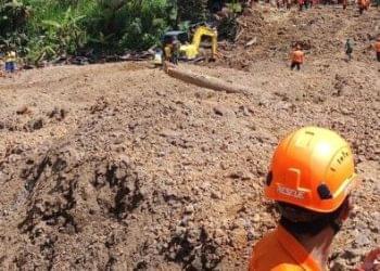 Korban longsor di Dusun Situkung, Banjarnegara, bertambah menjadi tiga orang sementara 25 lainnya masih dalam pencarian. (dok. BPBD)